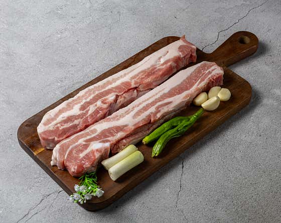 진삼겹살 (150g) 메뉴 사진(네이버)