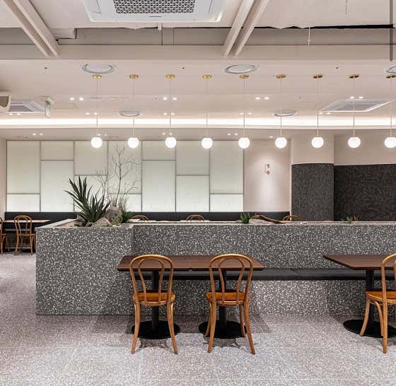 Seating and interior at Jungdon Gangnam