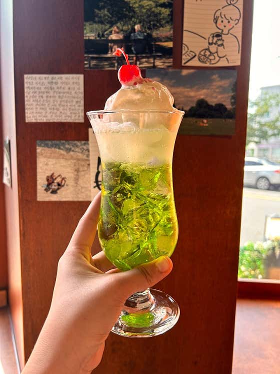 메론소다 메뉴 사진(네이버)