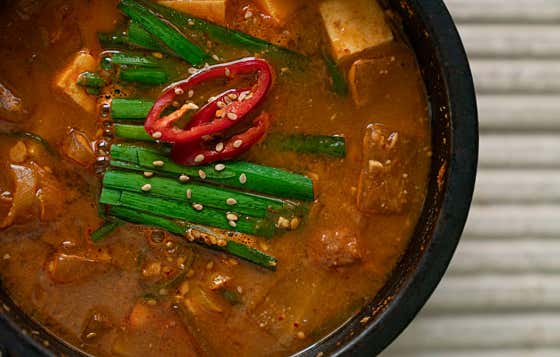 우녁집 된장찌개 메뉴 사진(네이버)