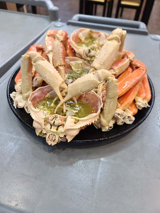 대게 1마리 SET 메뉴 사진(네이버)