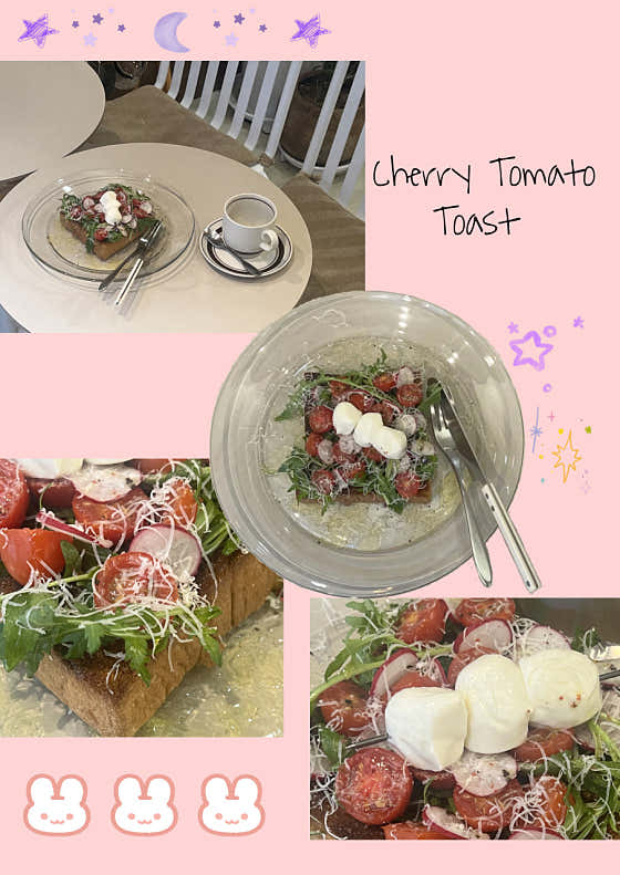 Cherry Tomato Toast 메뉴 사진(네이버)
