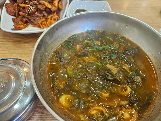 엉겅퀴소고기해장국 메뉴 사진(네이버)