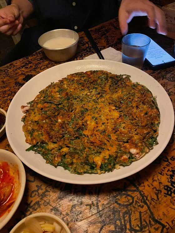 정구지찌짐 메뉴 사진(네이버)