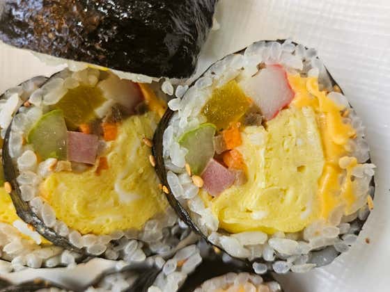 계란듬뿍김밥 메뉴 사진(네이버)