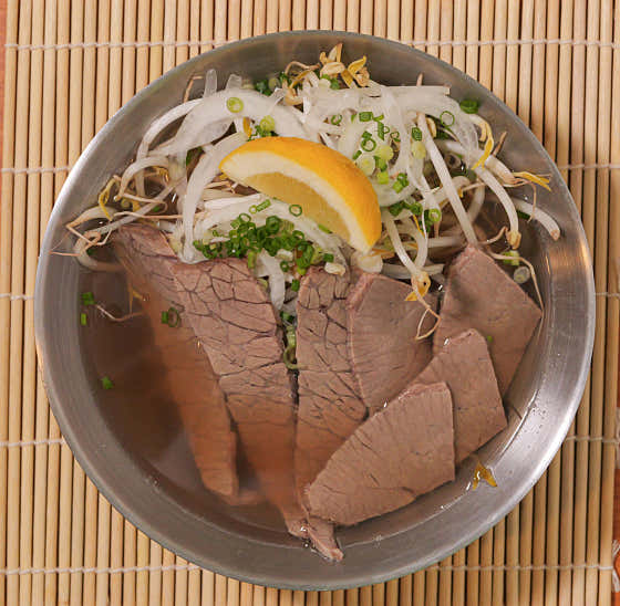 양지 쌀국수 메뉴 사진(네이버)