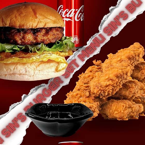 버거&치킨세트 메뉴 사진(네이버)