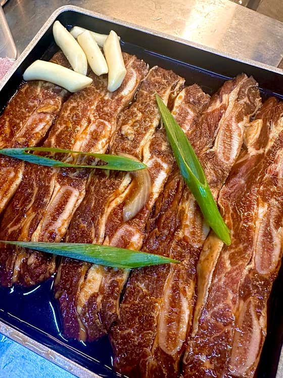 LA양념갈비 메뉴 사진(네이버)