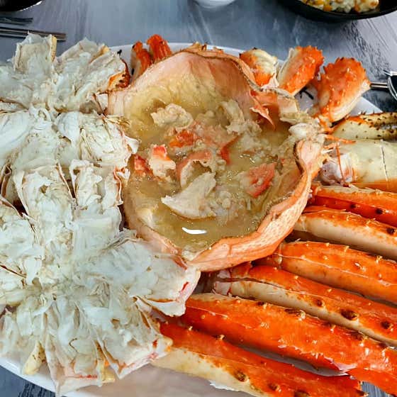킹크랩1Kg 메뉴 사진(네이버)