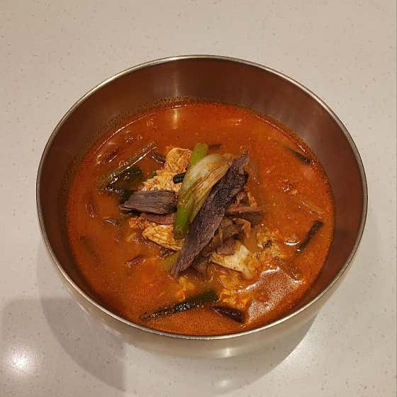 한우육개장(소고기) 메뉴 사진(네이버)