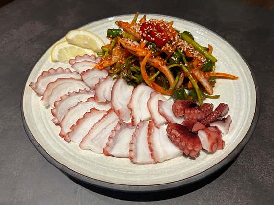 미나리문어무침 메뉴 사진(네이버)