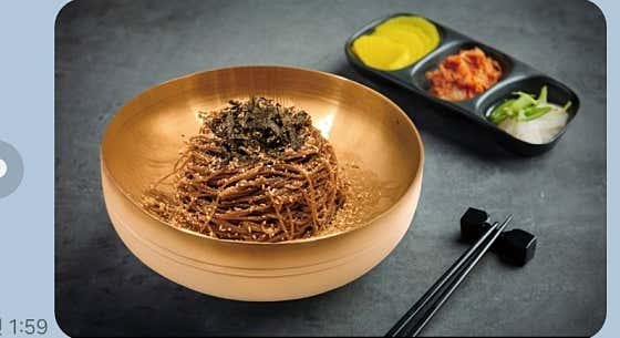 7곡 들기름냉면 메뉴 사진(네이버)