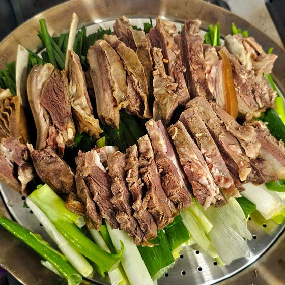 염소수육(1인) 메뉴 사진(네이버)