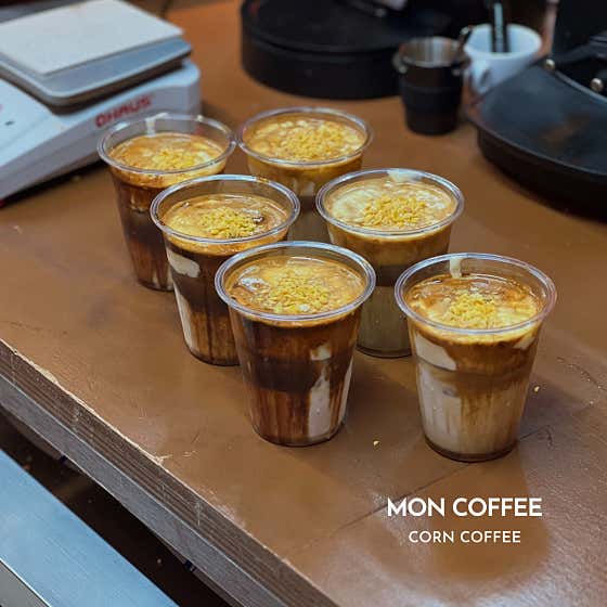 옥수수커피 메뉴 사진(네이버)