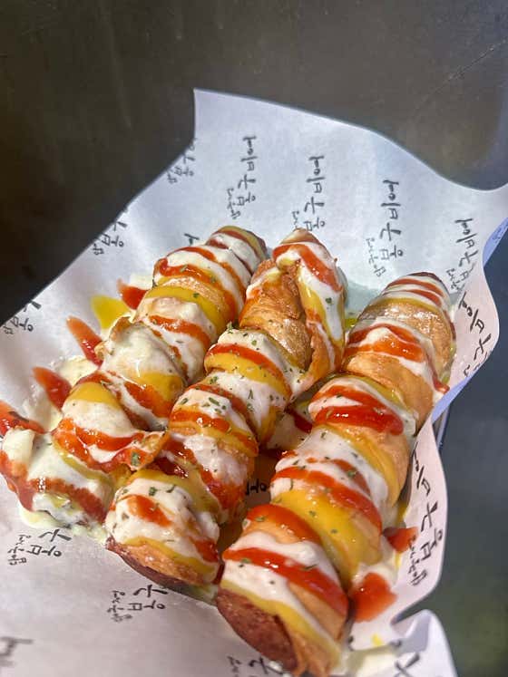 🔥마약핫도그🧡 메뉴 사진(네이버)