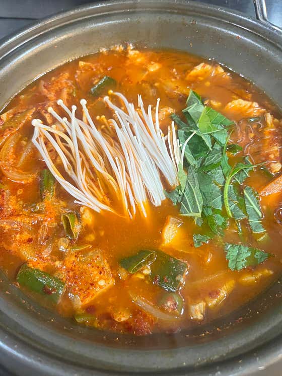 돼지찌게 메뉴 사진(네이버)
