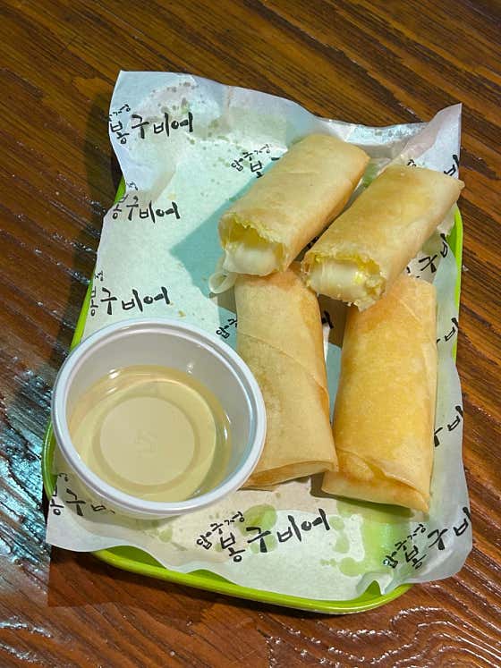 🔥치즈스틱(2개)🧡 메뉴 사진(네이버)