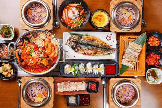 탐관오리 해물소갈비찜 + 갈치구이세트 메뉴 사진(네이버)