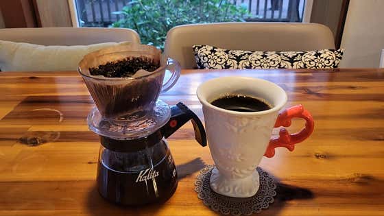 핸드드립 (브라질 산토스) 메뉴 사진(네이버)
