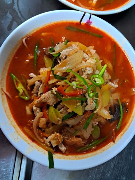 흑돈짬뽕 메뉴 사진(네이버)