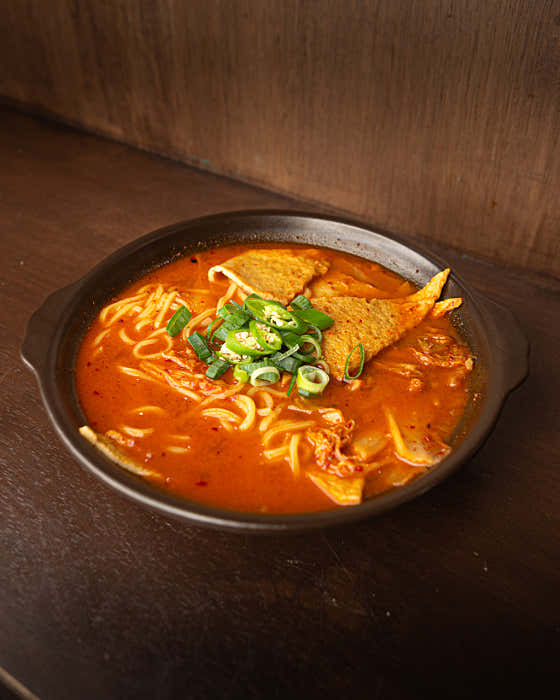 김치우동 메뉴 사진(네이버)