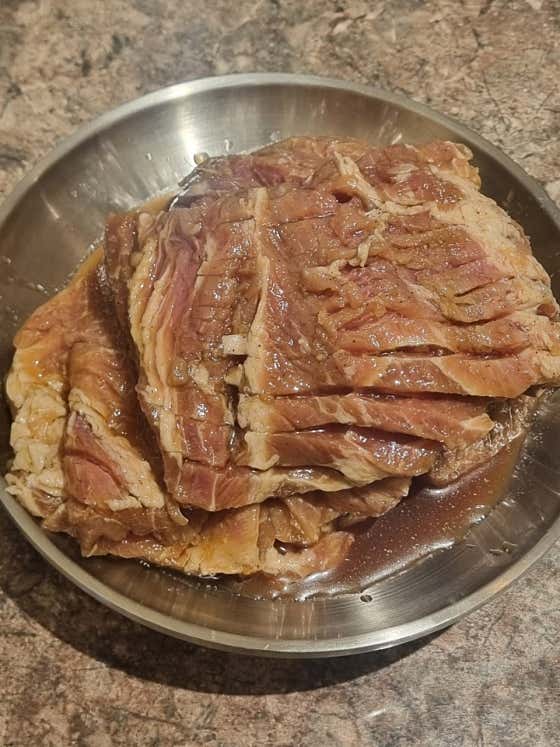 열흘 양념숯불갈비 메뉴 사진(네이버)