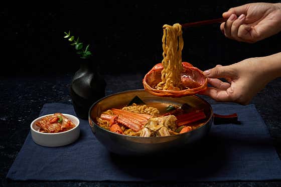 대게(홍게)라면🍜 메뉴 사진(네이버)