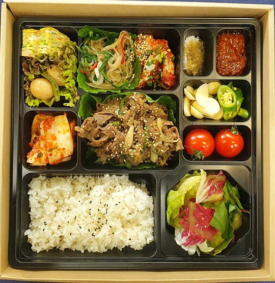 불고기도시락 메뉴 사진(네이버)