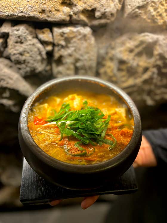 제주바다된장찌개 메뉴 사진(네이버)