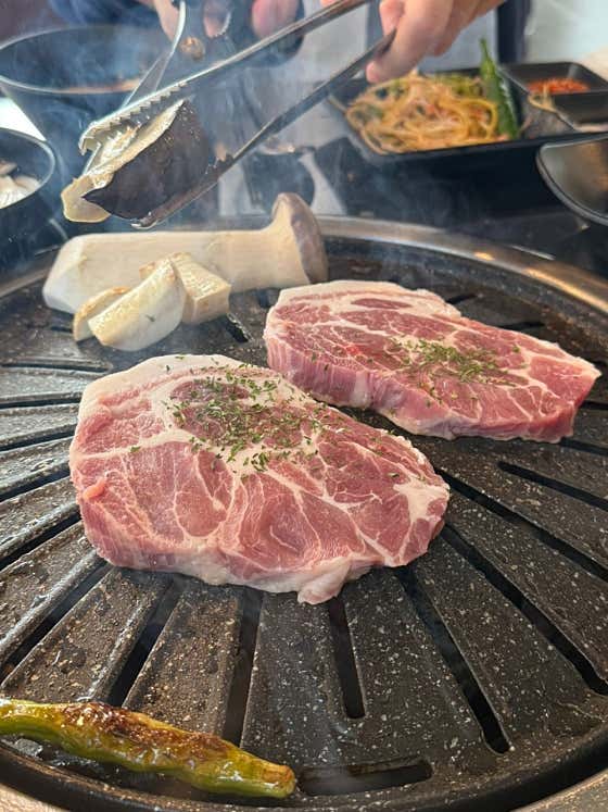생목살 메뉴 사진(네이버)