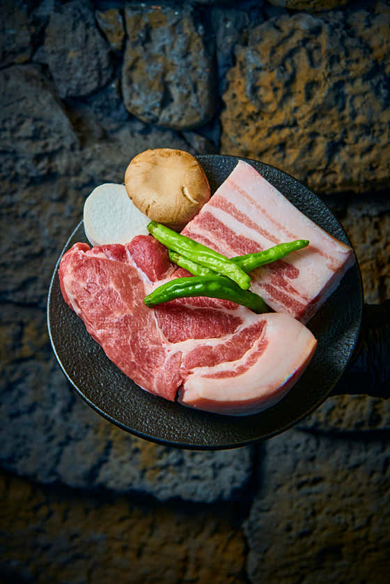 숙성흑돼지 한근 600g (2인) 메뉴 사진(네이버)
