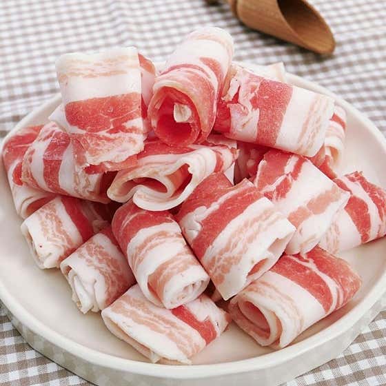 옛날대패1인분150g 메뉴 사진(네이버)