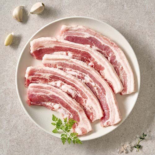 生삼겹살1인분150g 메뉴 사진(네이버)