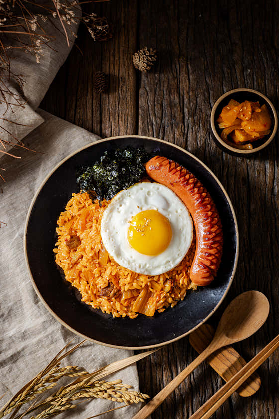 김치볶음밥 메뉴 사진(네이버)