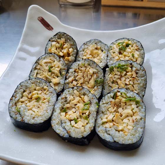 배말땡초김밥 메뉴 사진(네이버)