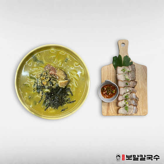 1인 세트(식사 택1+미니미녕수육) 메뉴 사진(네이버)