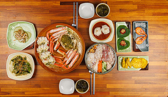 대게+물회 2인 세트 메뉴 사진(네이버)