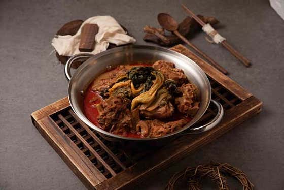 3인분 한방 우거지 뼈해장국(반조리) 메뉴 사진(네이버)