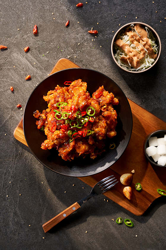 깐풍닭강정 메뉴 사진(네이버)