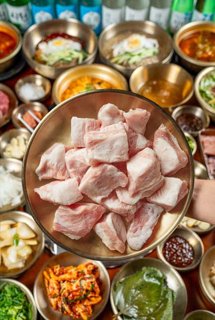 보성녹돈🌱 깍둑항정(150g) 메뉴 사진(네이버)