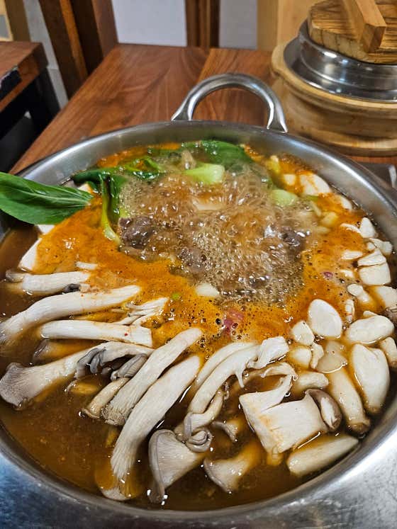 발효 된장전골 메뉴 사진(네이버)