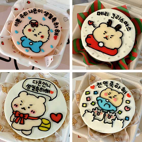도시락케이크 메뉴 사진(네이버)