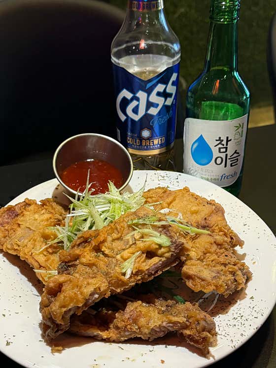 돼지갈비 후라이드 메뉴 사진(네이버)
