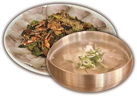 돼지곰탕+수육무침 메뉴 사진(네이버)