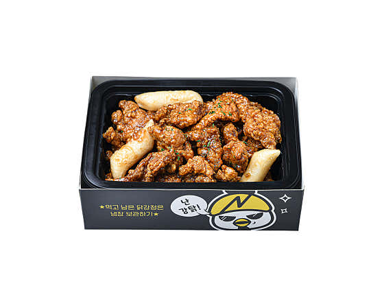 돼지갈비튀김 중(돼지+떡) 메뉴 사진(네이버)