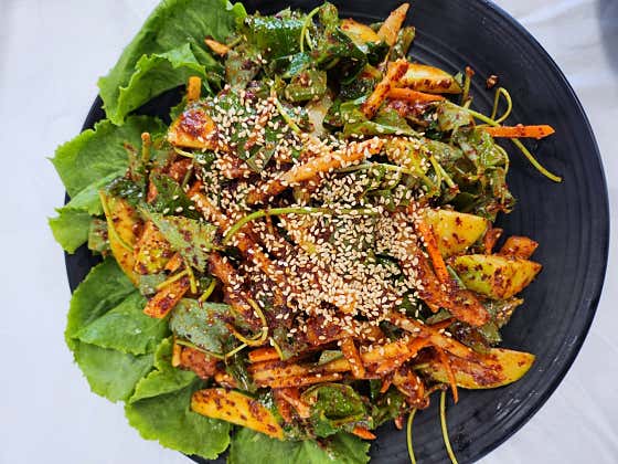 간재미 무침 메뉴 사진(네이버)