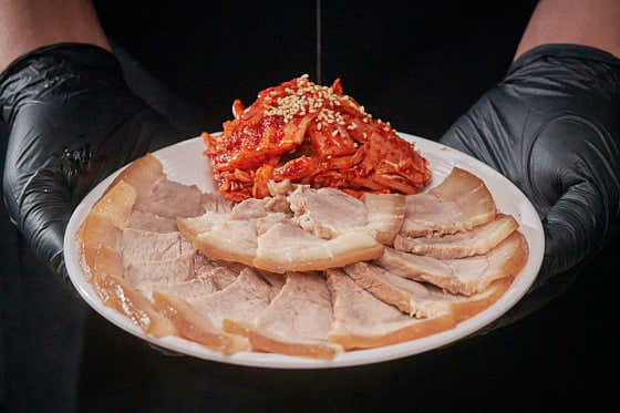 겉절이수육 小 메뉴 사진(네이버)