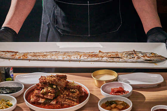 통갈치구이 메뉴 사진(네이버)