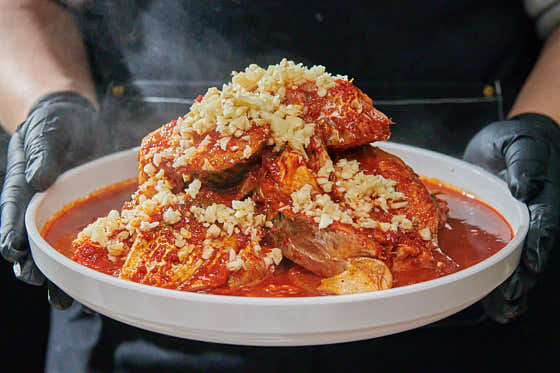 제주마농고등어조림 1인 메뉴 사진(네이버)