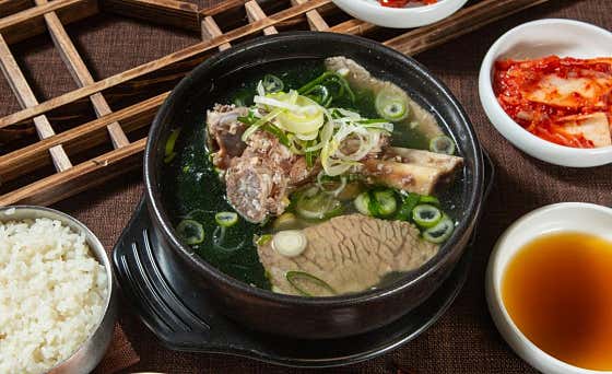 완도매생이갈비탕 메뉴 사진(네이버)